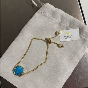 Kendra Scott Turquoise and Gold Bracelet